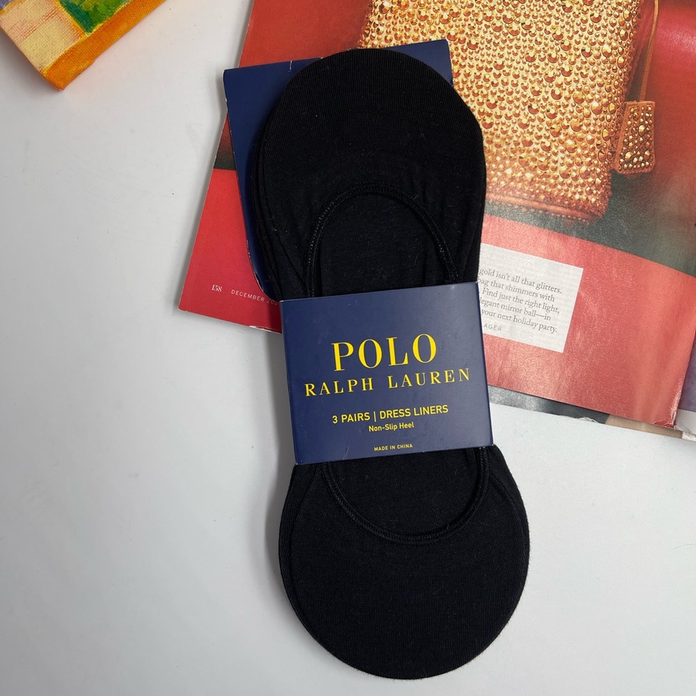 Ralph Lauren men’s 3 pair dress liners